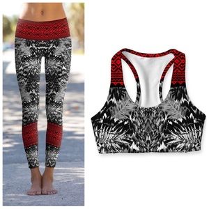 Pineapple Clothing Aztec Leggings & Sports Bra